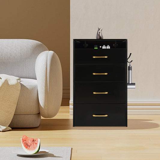 Modern Minimalist Dressing Table with Mirror