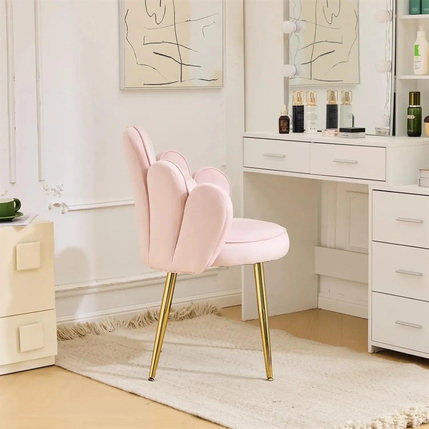 Petal Makeup Vanity Chair