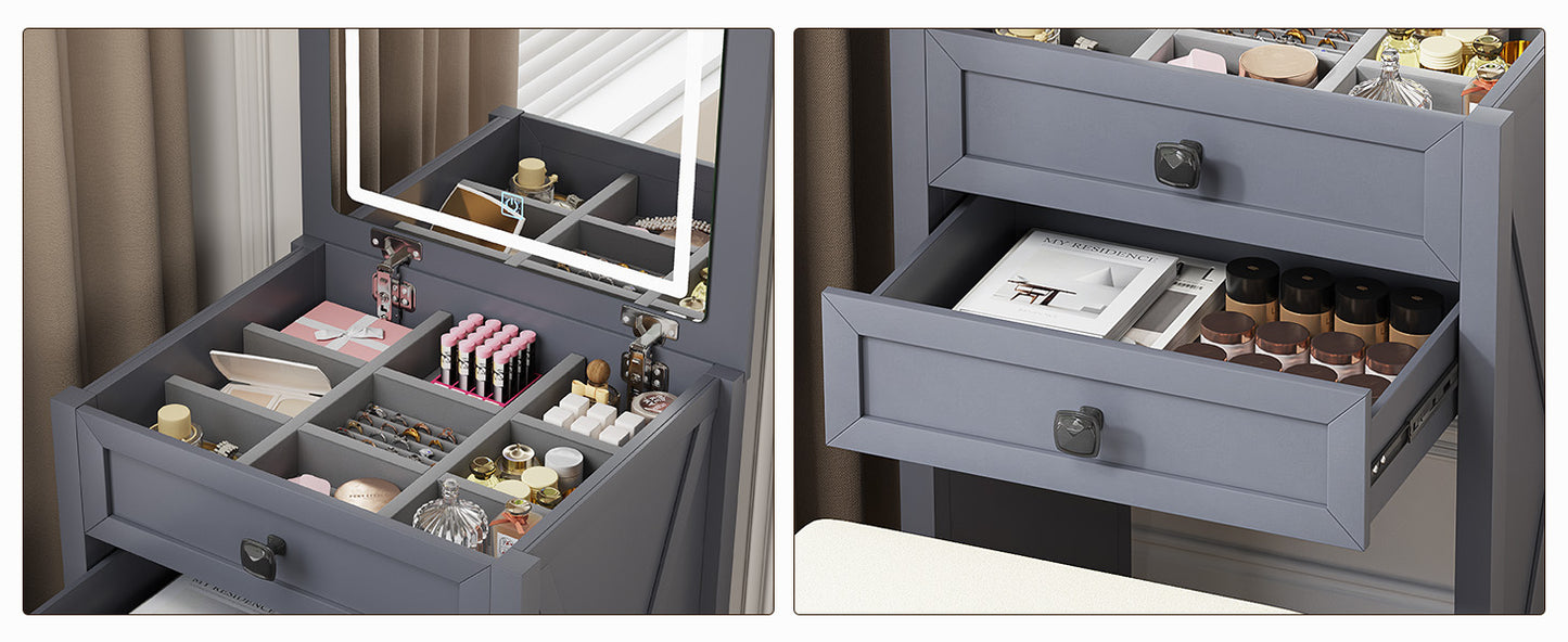 3 in 1 Farmhouse Makeup Vanity