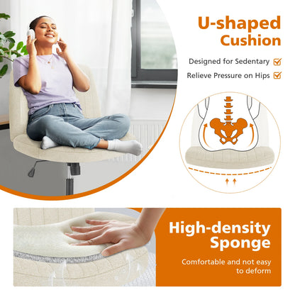 Cross Legged Office Living Room Rocking Gaming Chair