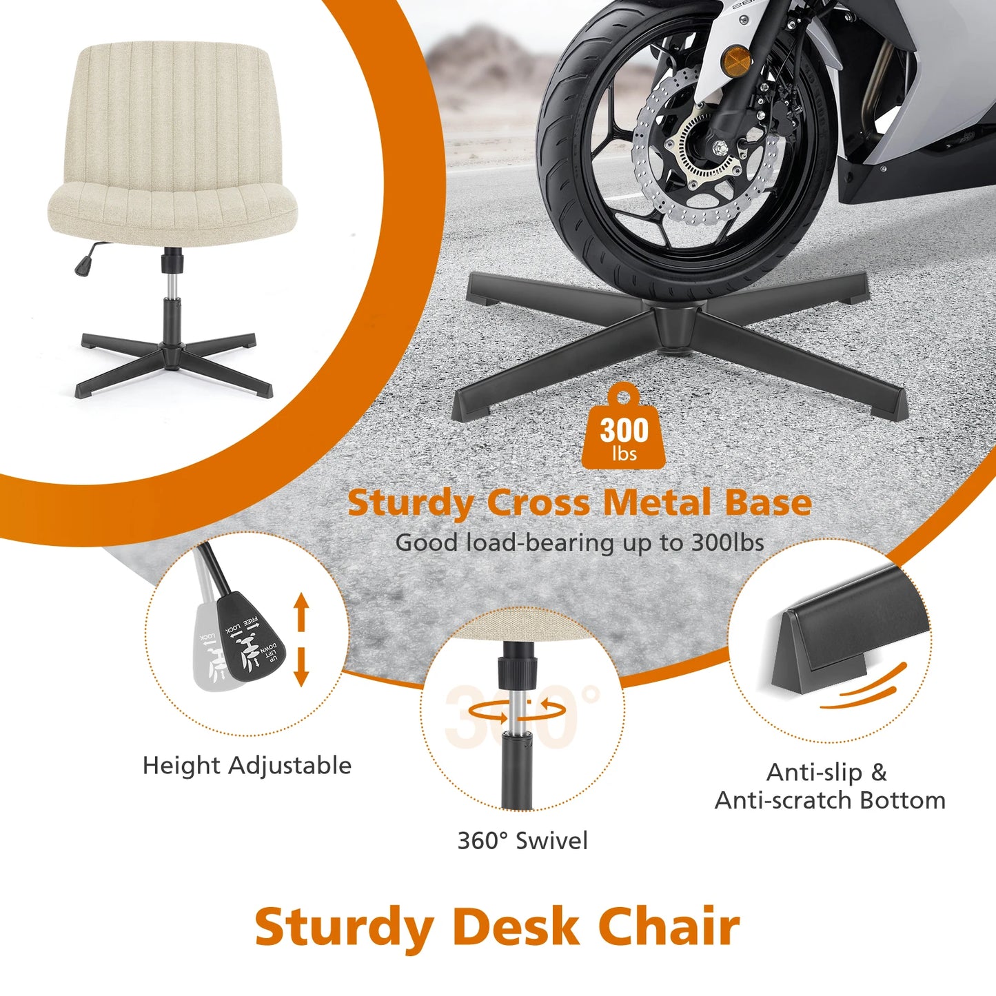Cross Legged Office Living Room Rocking Gaming Chair