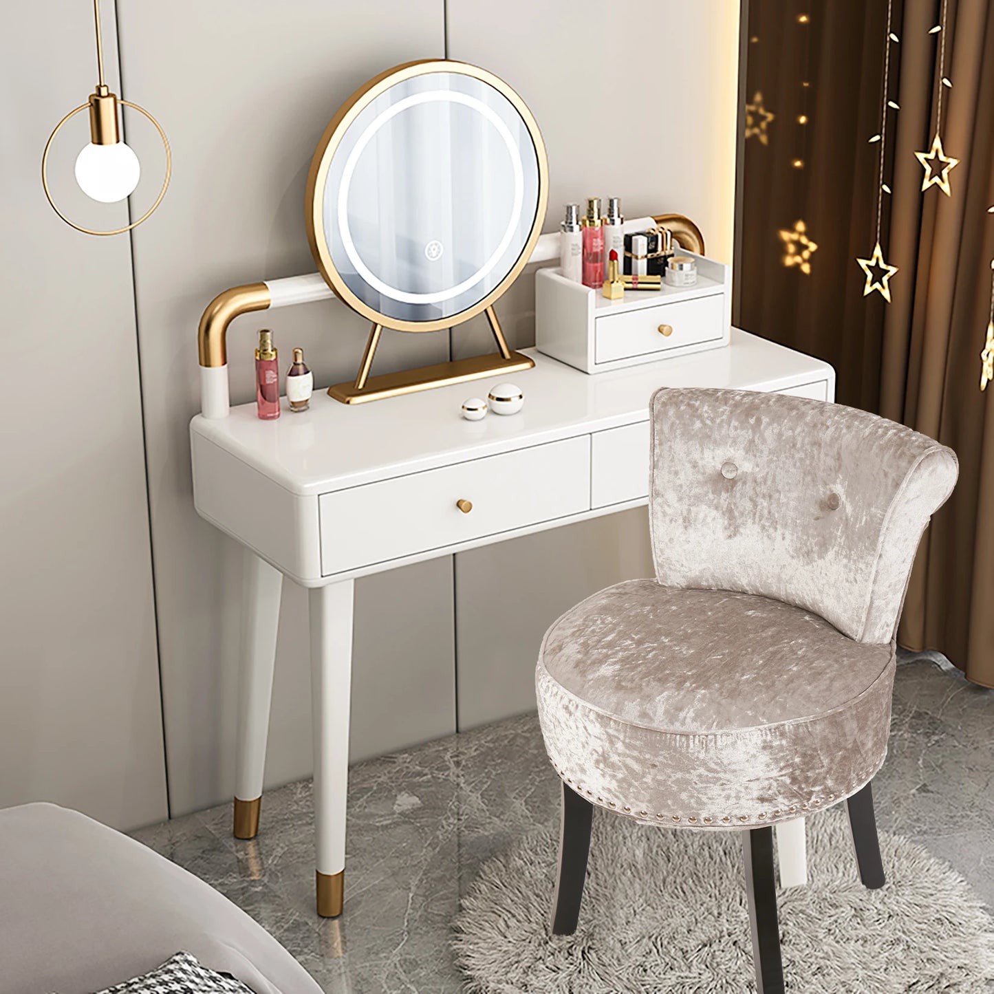 Vanity Stool Chair Makeup