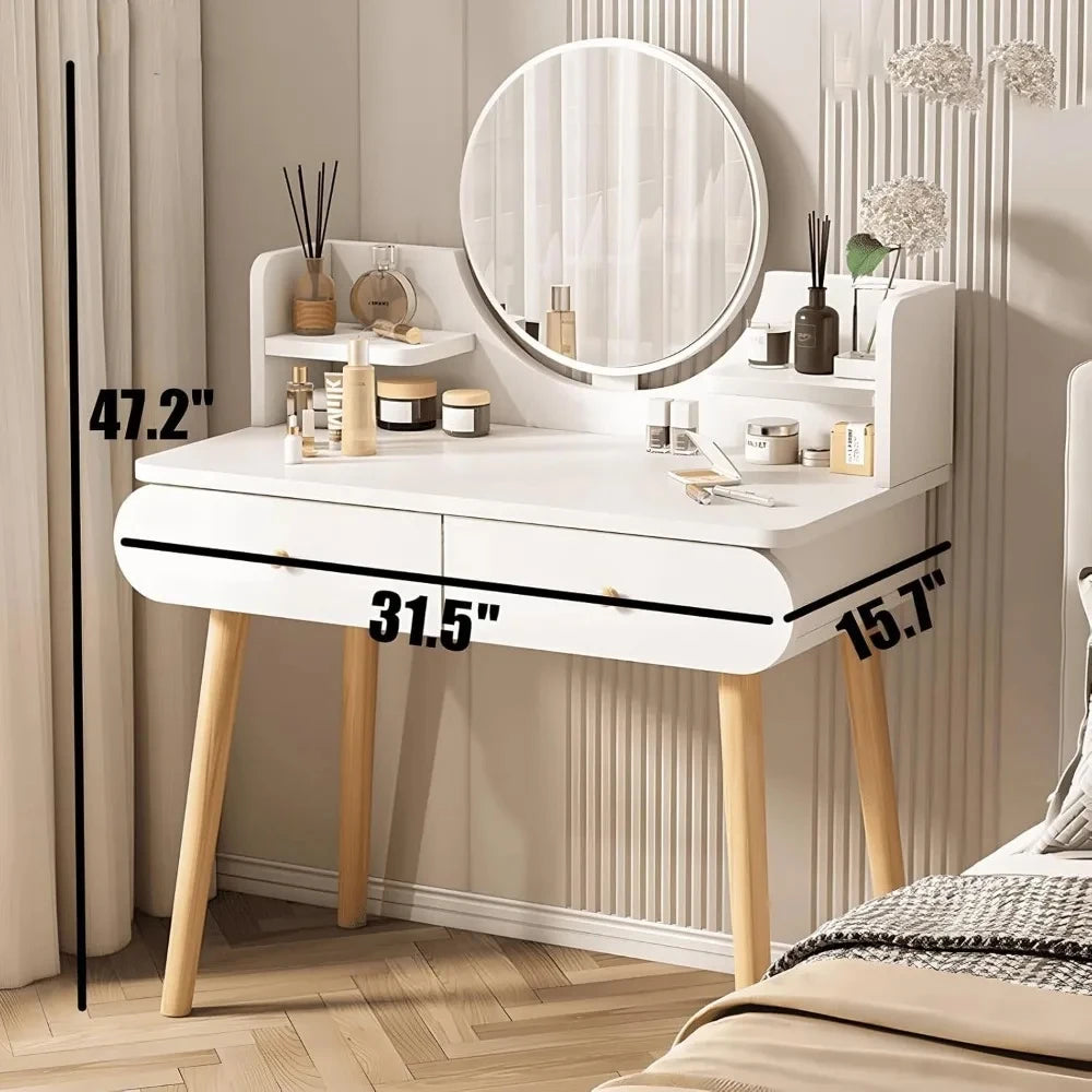 Vanity Make Up Table Luxury Girl Box Dressing Table