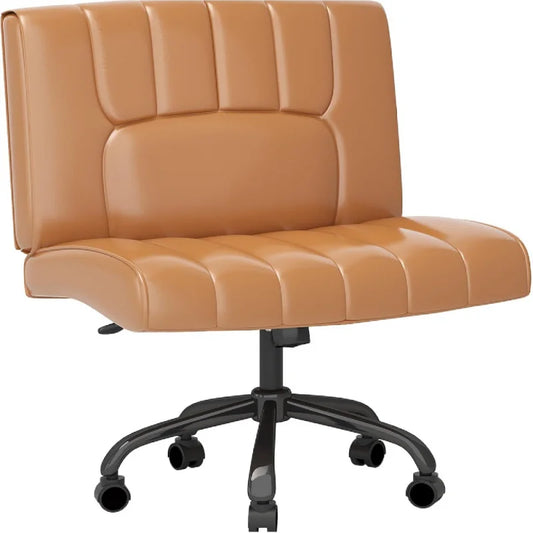 Armless Criss Cross Chair with Wheels
