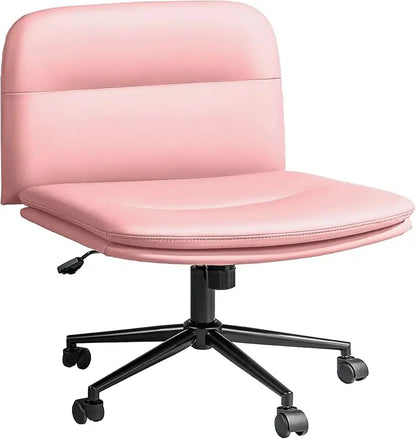 Armless Criss Cross Chair with Wheels