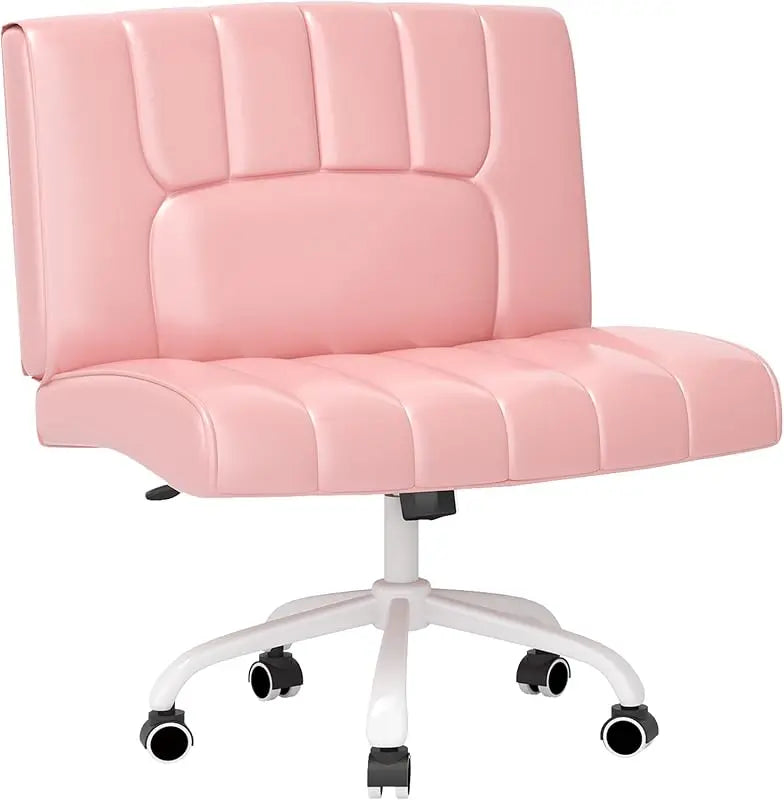 Armless Criss Cross Chair with Wheels