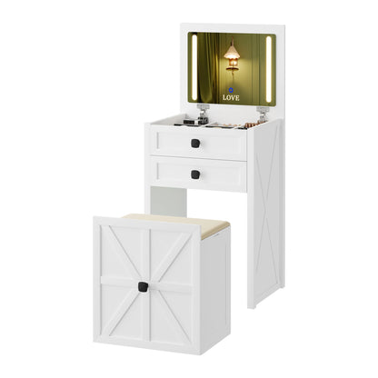 3 in 1 Farmhouse Makeup Vanity