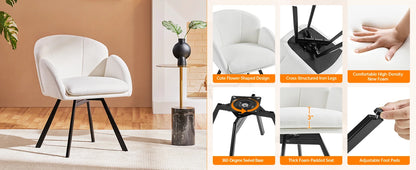 Yaheetech Swivel Accent Chair