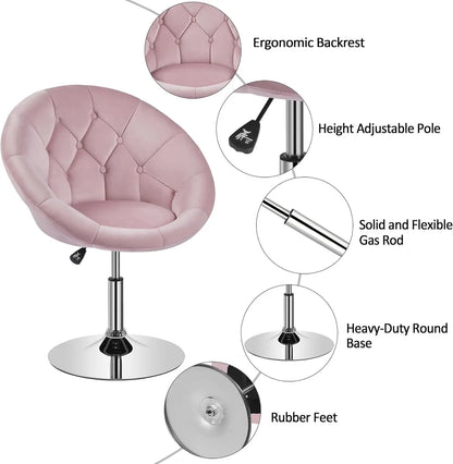 Hollywood Vanity Chair – Adjustable for Perfect Mirror Alignment