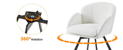 Yaheetech Swivel Accent Chair