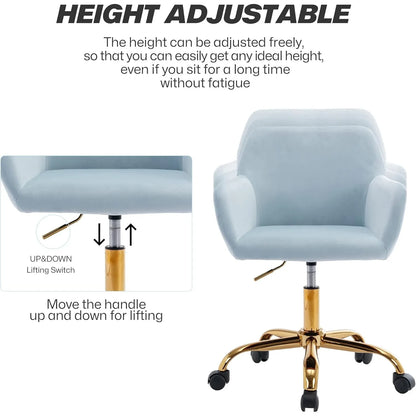 Velvet Office Desk Chair