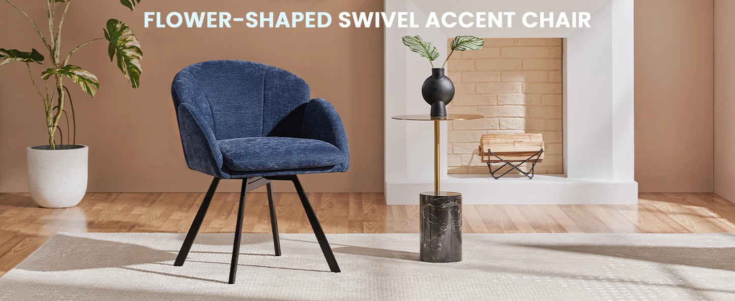 Yaheetech Swivel Accent Chair