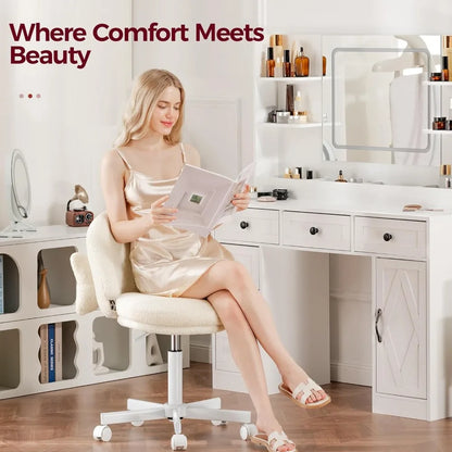 Velvet Tall Office Chair