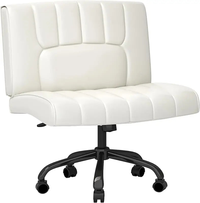Armless Criss Cross Chair with Wheels