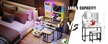 Makeup Vanity Desk with Lights