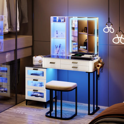 Makeup Vanity Desk with Lights