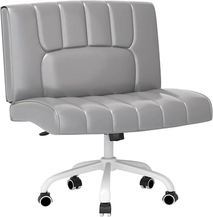 Armless Criss Cross Chair with Wheels