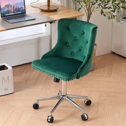 Mauve Purple Armless Home Office Desk Chair